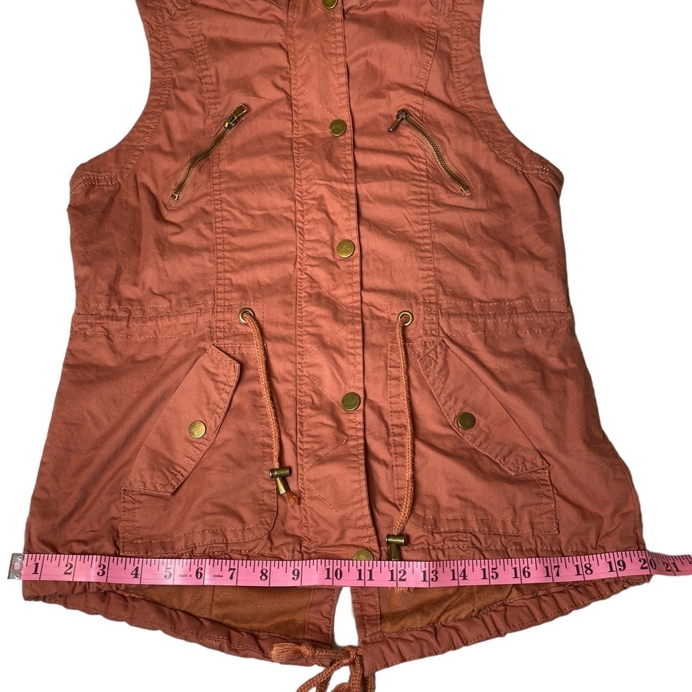 Snobbish Collection Utility Vest Size Small Rust - Picture 11 of 13